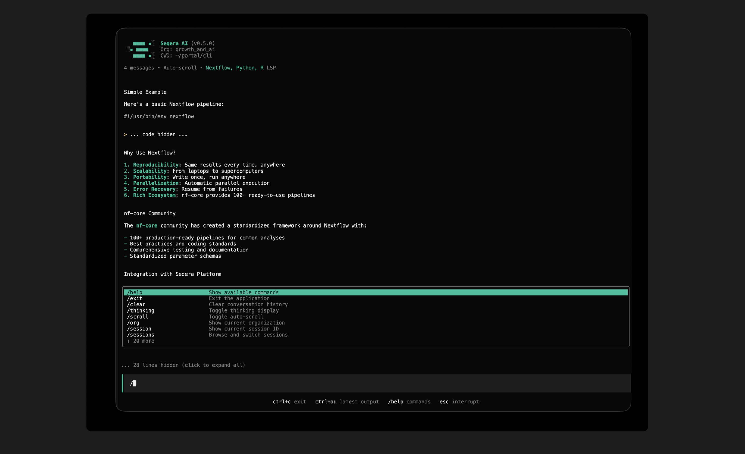 Seqera AI CLI