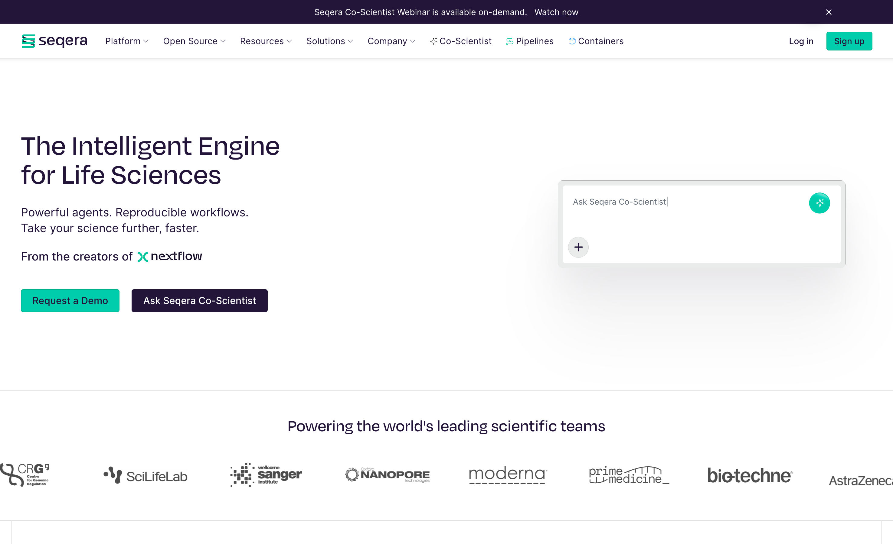 seqera.io — home